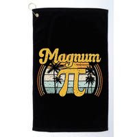 Magnum Pi Math Pi Day Retro Golf Towel
