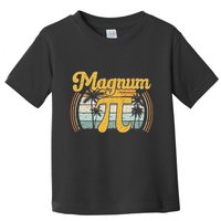 Magnum Pi Math Pi Day Retro Toddler T-Shirt