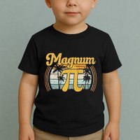 Magnum Pi Math Pi Day Retro Toddler T-Shirt