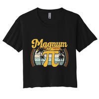 Magnum Pi Math Pi Day Retro Crop Top