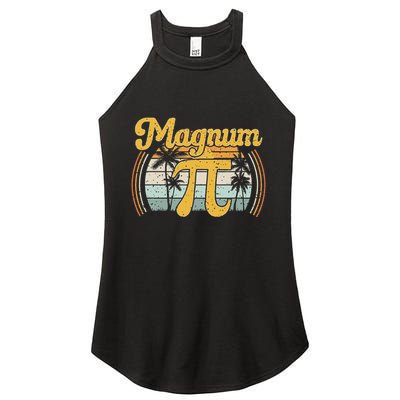 Magnum Pi Math Pi Day Retro Women's Perfect Tri Rocker Tank