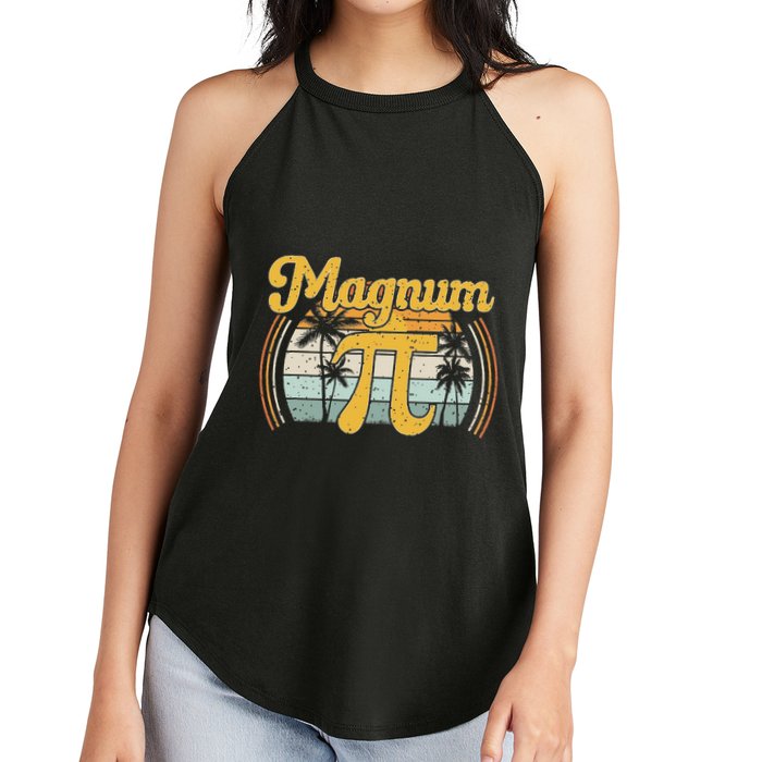 Magnum Pi Math Pi Day Retro Women's Perfect Tri Rocker Tank