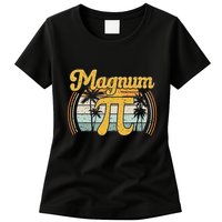 Magnum Pi Math Pi Day Retro Womens T-Shirt