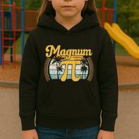 Magnum Pi Math Pi Day Retro Kids Hoodie