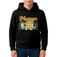Magnum Pi Math Pi Day Retro Kids Hoodie