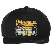Magnum Pi Math Pi Day Retro Wool Snapback Cap