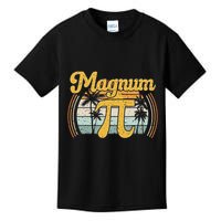 Magnum Pi Math Pi Day Retro Kids T-Shirt