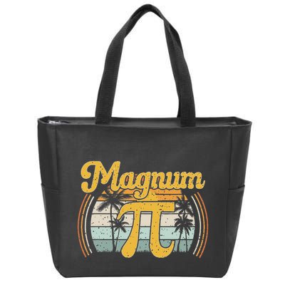 Magnum Pi Math Pi Day Retro Zip Tote Bag