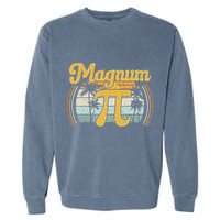 Magnum Pi Math Pi Day Retro Garment-Dyed Sweatshirt