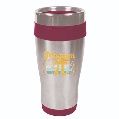 Magnum Pi Math Pi Day Retro 16oz Travel Tumbler