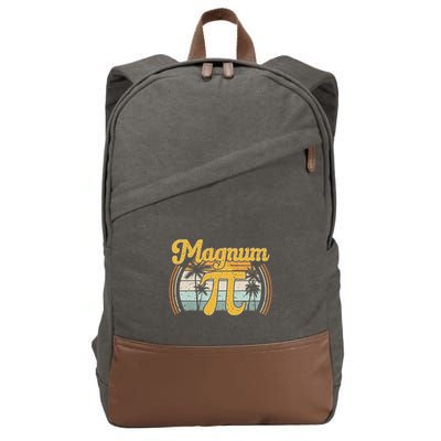 Magnum Pi Math Pi Day Retro Cotton Canvas Backpack