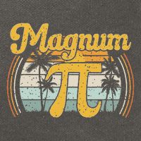 Magnum Pi Math Pi Day Retro Cotton Canvas Backpack