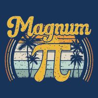 Magnum Pi Math Pi Day Retro Infant Baby Jersey Bodysuit