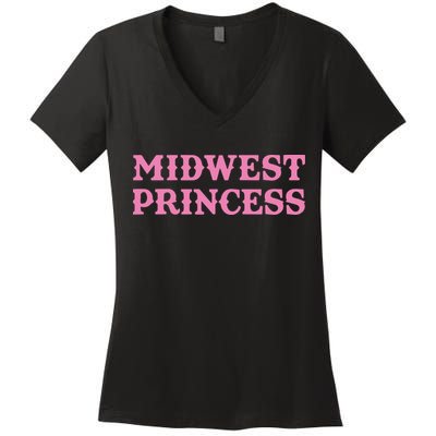 Midwest Princess Women's V-Neck T-Shirt