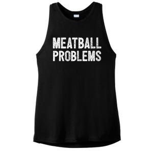 Meatball Problems Ladies PosiCharge Tri-Blend Wicking Tank