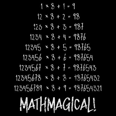Math Patterns Mathmagical T-Shirt