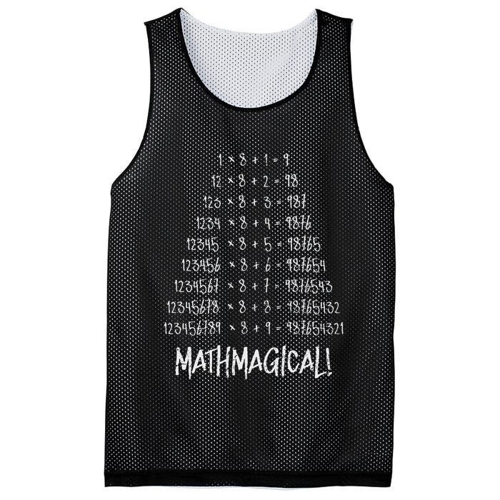 Math Patterns Mathmagical Mesh Reversible Basketball Jersey Tank