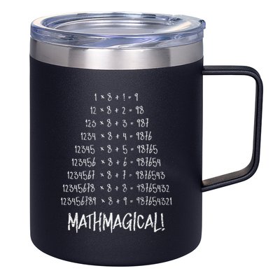 Math Patterns Mathmagical 12oz Stainless Steel Coffee Mug