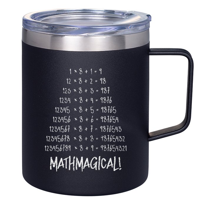 Math Patterns Mathmagical 12oz Stainless Steel Coffee Mug