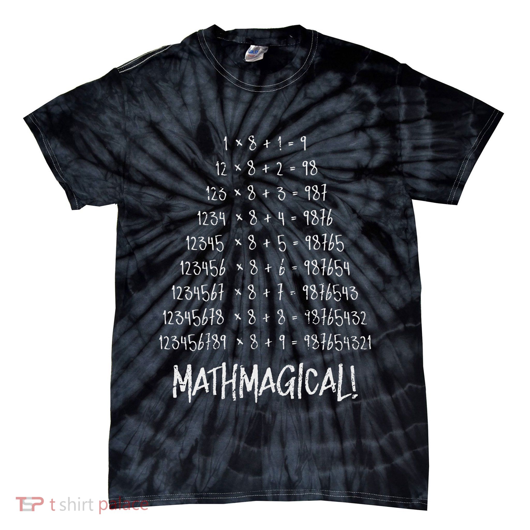 Math Patterns Mathmagical Tie-Dye T-Shirt