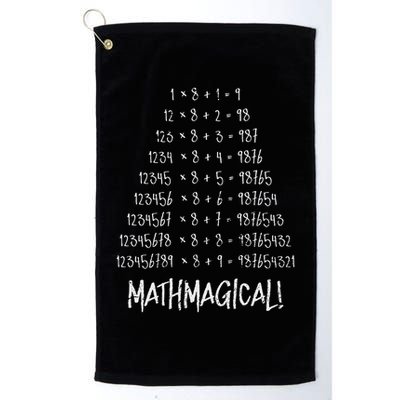 Math Patterns Mathmagical Golf Towel