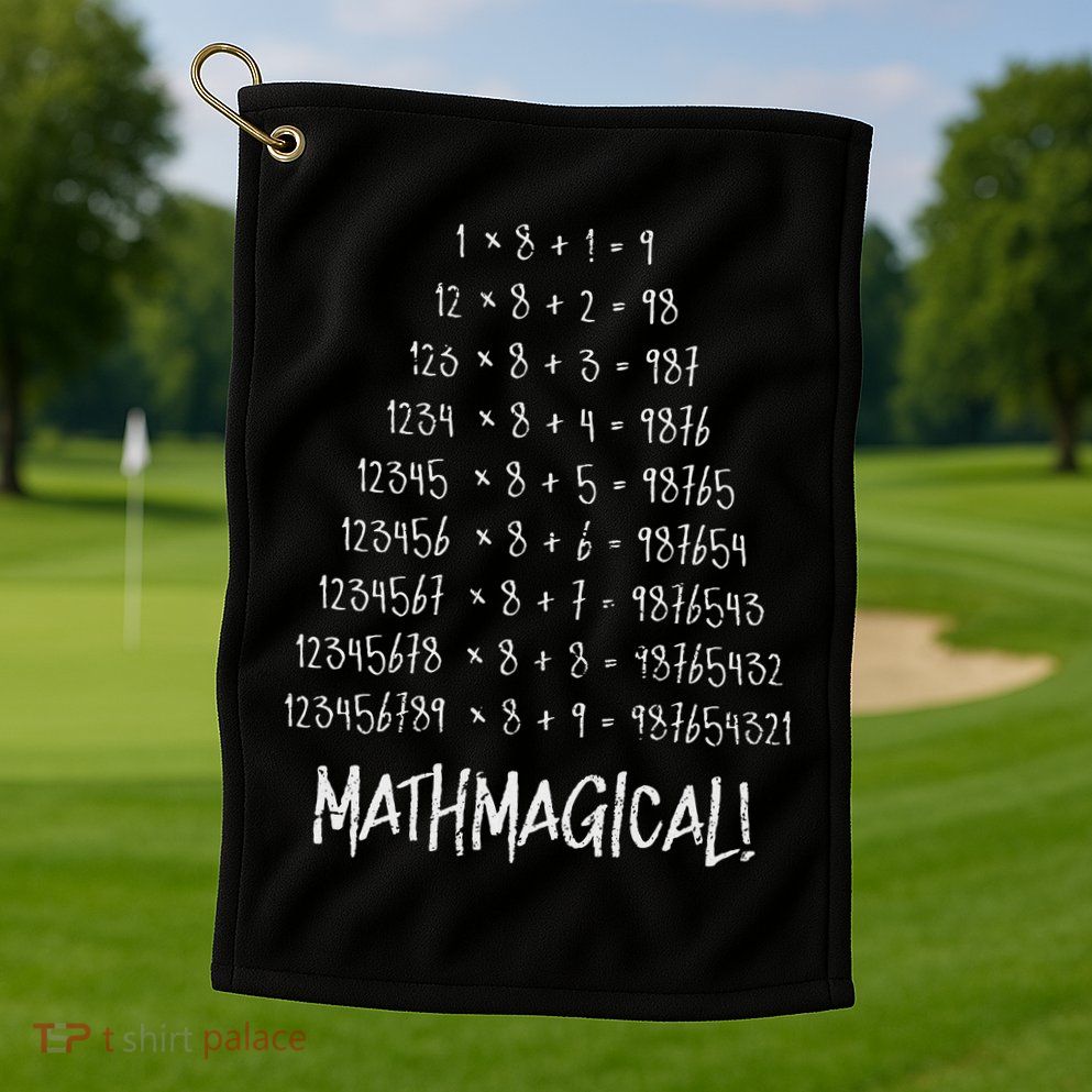 Math Patterns Mathmagical Golf Towel