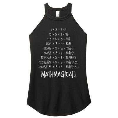 Math Patterns Mathmagical Women's Perfect Tri Rocker Tank