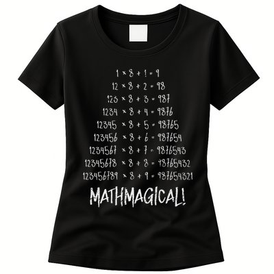 Math Patterns Mathmagical Womens T-Shirt