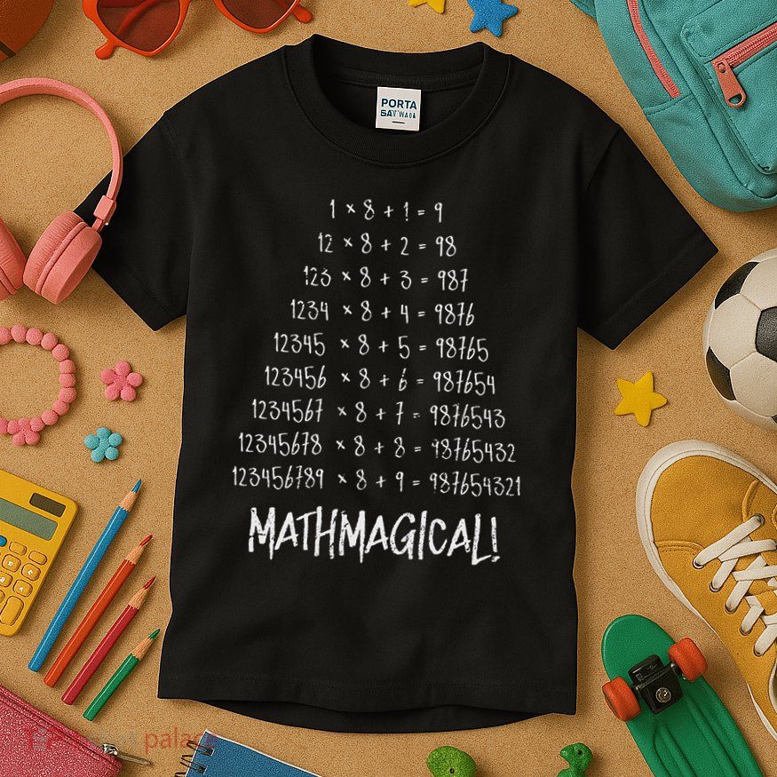 Math Patterns Mathmagical Kids T-Shirt