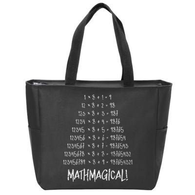 Math Patterns Mathmagical Zip Tote Bag