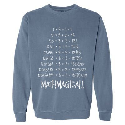 Math Patterns Mathmagical Garment-Dyed Sweatshirt