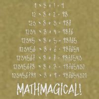 Math Patterns Mathmagical Garment-Dyed Women's Muscle Tee