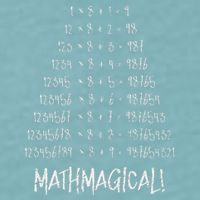Math Patterns Mathmagical Sueded Cloud Jersey T-Shirt