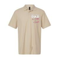 Mens Proud New Dad It's A Girl And Girl Gift Twin Girls Daddy Softstyle Adult Sport Polo