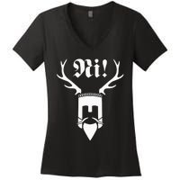 Monty Python Ni! Women's V-Neck T-Shirt