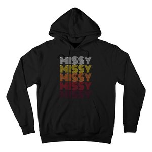 Missy Personalized Name Retro Missy 70S Hoodie