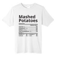 Mashed Potatoes Nutrition Facts Thanksgiving Christmas Tall Fusion ChromaSoft Performance T-Shirt