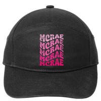 Mcrae Personalized Name I Love Mcrae 70S Vintage 7-Panel Snapback Hat