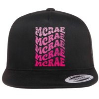 Mcrae Personalized Name I Love Mcrae 70S Vintage Flat Bill Trucker Hat