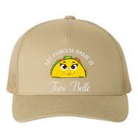 My Princess Name Is Taco Belle Funny Pun Cinco De Mayo Yupoong Adult 5-Panel Trucker Hat