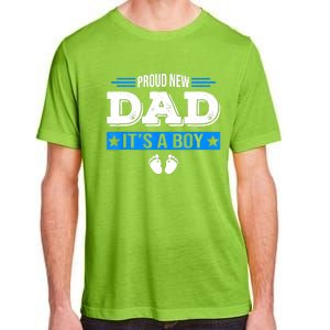 Men Proud New Dad Its A Cute Father's Day Baby Adult ChromaSoft Performance T-Shirt