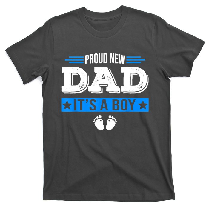 Men Proud New Dad Its A Cute Father's Day Baby T-Shirt