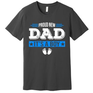 Men Proud New Dad Its A Cute Father's Day Baby Premium T-Shirt