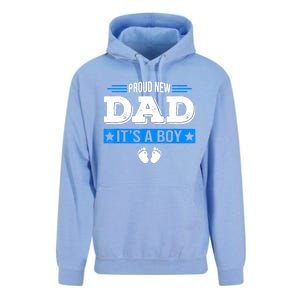 Men Proud New Dad Its A Cute Father's Day Baby Unisex Surf Hoodie