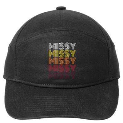 Missy Personalized Name Retro Missy 70's 7-Panel Snapback Hat