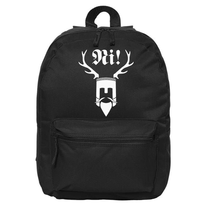 Monty Python Ni! Logo 16 in Basic Backpack
