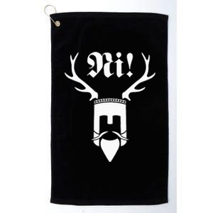 Monty Python Ni! Logo Platinum Collection Golf Towel