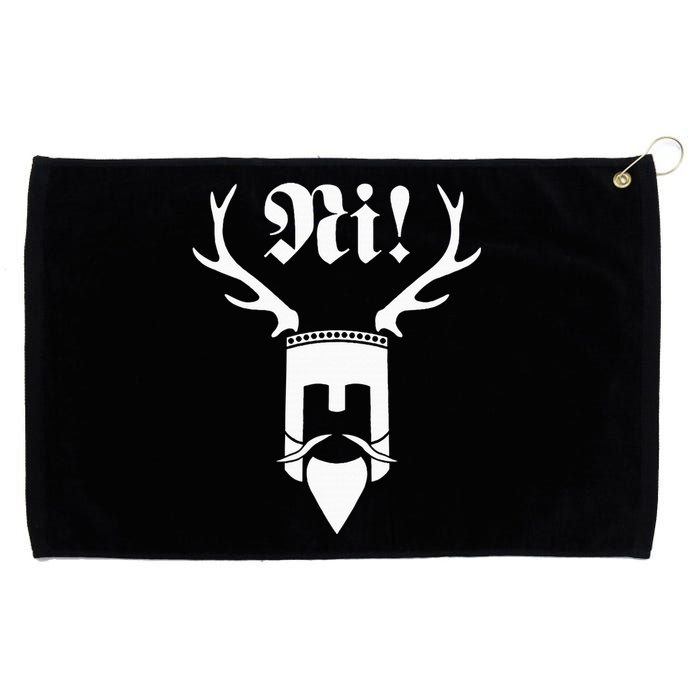 Monty Python Ni! Logo Grommeted Golf Towel