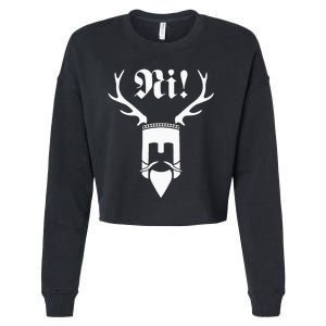 Monty Python Ni! Logo Cropped Pullover Crew