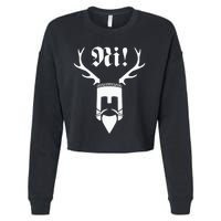 Monty Python Ni! Logo Cropped Pullover Crew